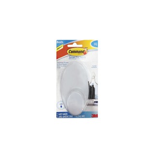 ตะขอแขวนผ้า XA006713334 ขาว | COMMAND | XA006713334 ขอแขวนผ้า อุปกรณ์ในห้องน้ำ ห้องน้ำ
