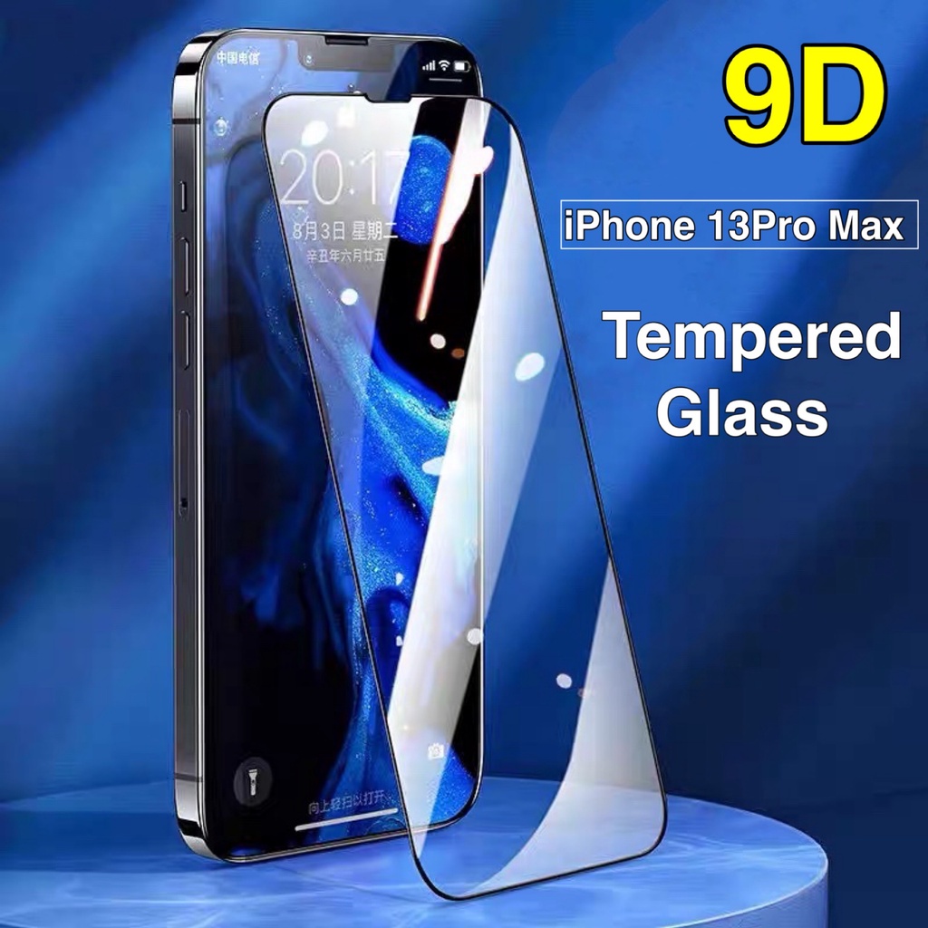 F ฟิล์มกระจกเต็มจอ For iP 13Pro Max ฟิล์มกระจกนิรภัยเต็มจอฟิล์ม กระจกกันกระแทก พร้อมส่งทันที