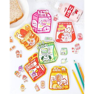 Momo Sticker - สติ๊กเกอร์ โมโมะกับสัตว์น้อย ขายขนม