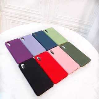 เคส สีพาสเทลกำมะหยี่ รุ่น oppo A15 A31 A3S A37 A1K A57 A39