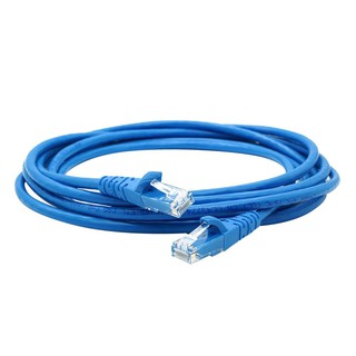 สาย LAN สาย LAN CAT6 LINK US-5103LZ-4 3 ม.สีฟ้า สายไฟ งานระบบไฟฟ้า LAN CABLE LINK CAT6 US-5103LZ-4 3M BLUE