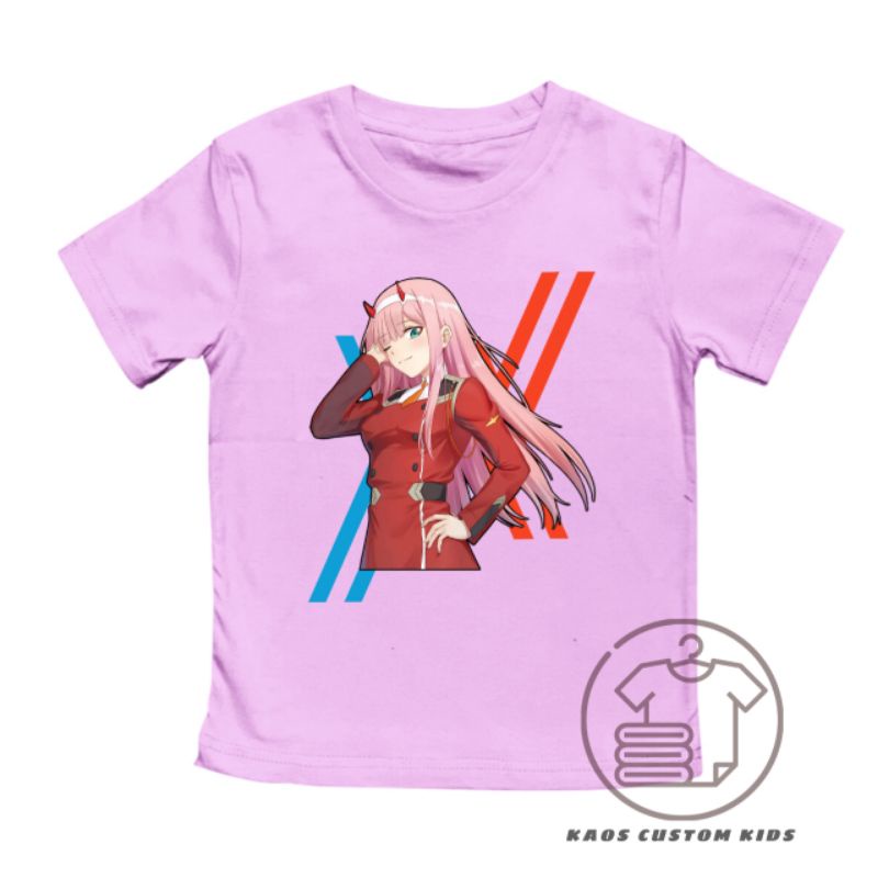 เสื้อยืด Zero Two, เสื้อยืดเด็กอนิเมะ Zero Two ที่รัก