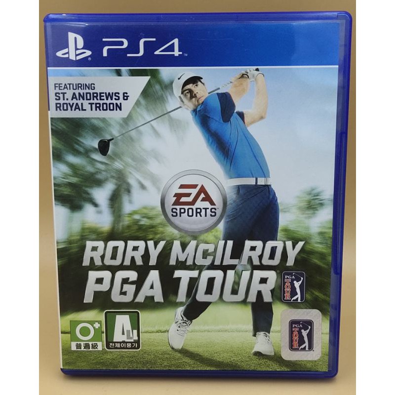 (มือสอง) มือ2 เกม ps4 : RORY McILROY PGA TOUR โซน3 แผ่นสวย