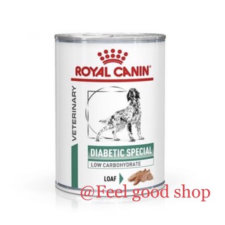 ((จำนวน 12 กระป๋อง.)) Royal canin Diabetic 410 กรัม  Exp 08/2024 สำหรับสุนัขโรคเบาหวาน