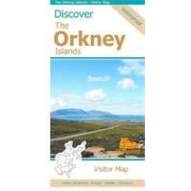 The Orkney Islands : Visitor Map โดย Footprint Maps (ฉบับสหราชอาณาจักรปกอ่อน)