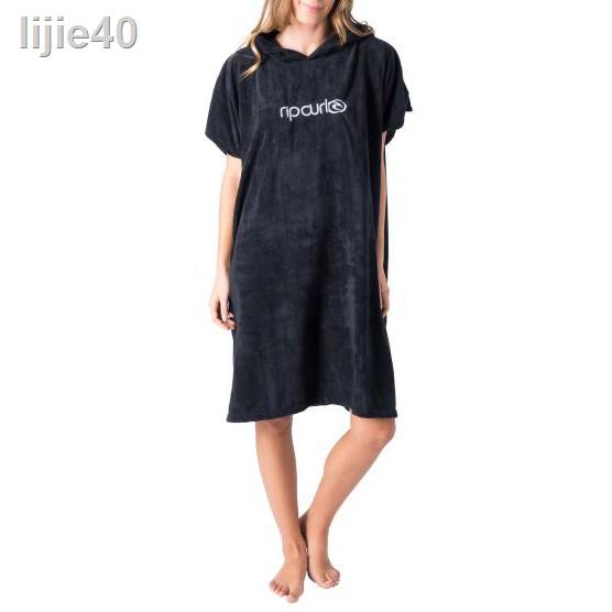 🔥 ส่วนลด 50%🔥 ℡❍◘RipCurl ผ้าขนหนู GTWAQ1 SURF ESS HOODED TOWEL A21