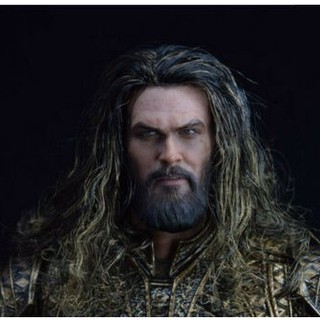 1/6 Aquaman Head Carved Male Head Sculpt Model โมเดลตุ๊กตาของเล่นสําหรับเด็ก 12นิ้ว