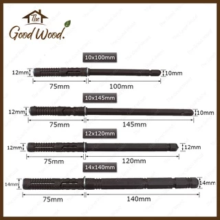 แกนเหล็กรับชั้น แบบซ่อนขา พร้อมพุกในตัว The good woodชั้นวางหนังสือ ติดผนัง อเนกประสงค์ หิ้งพระ