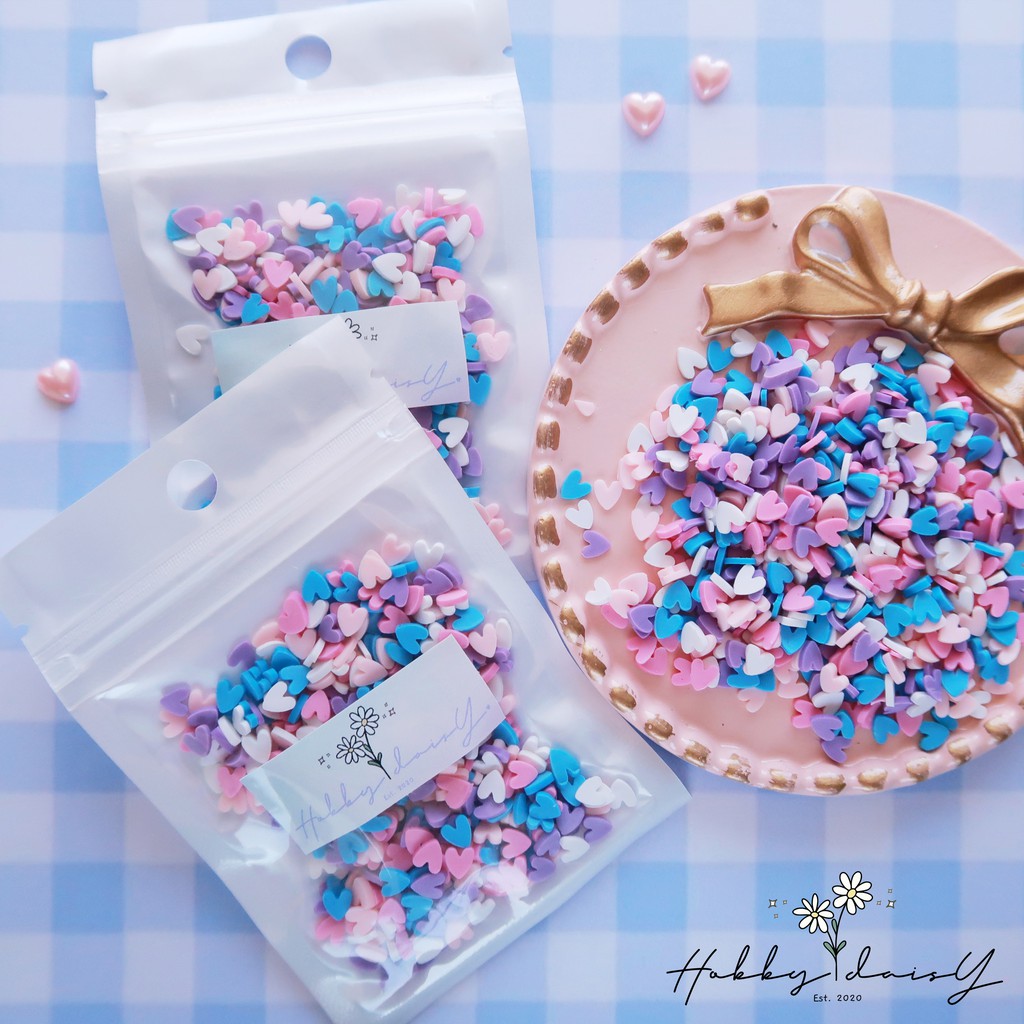 ฟีโม่ รูปทรงหัวใจ คละสี ม่วง+ชมพูเข้ม+ชมพูอ่อน+ขาว+ฟ้า ราคา ถูกที่สุด ดีลบีเคเค