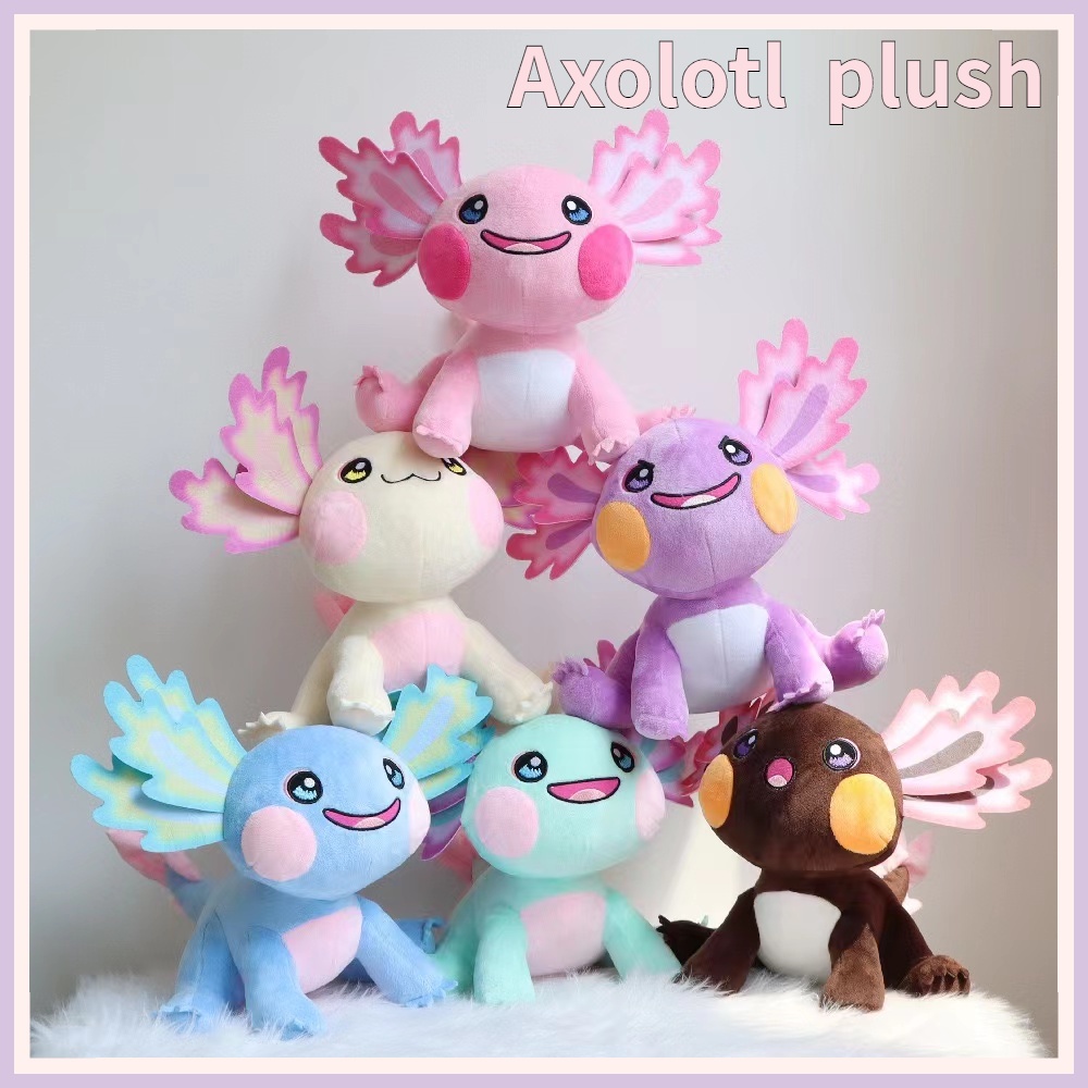 ✨จัดส่งที่รวดเร็ว COD✨ Axolotl plush Toys axolotl ตุ๊กตา ใหม่ ตุ๊กตาแอกโซโลท น่ารัก ขนาด 27 ซม. 6 สี