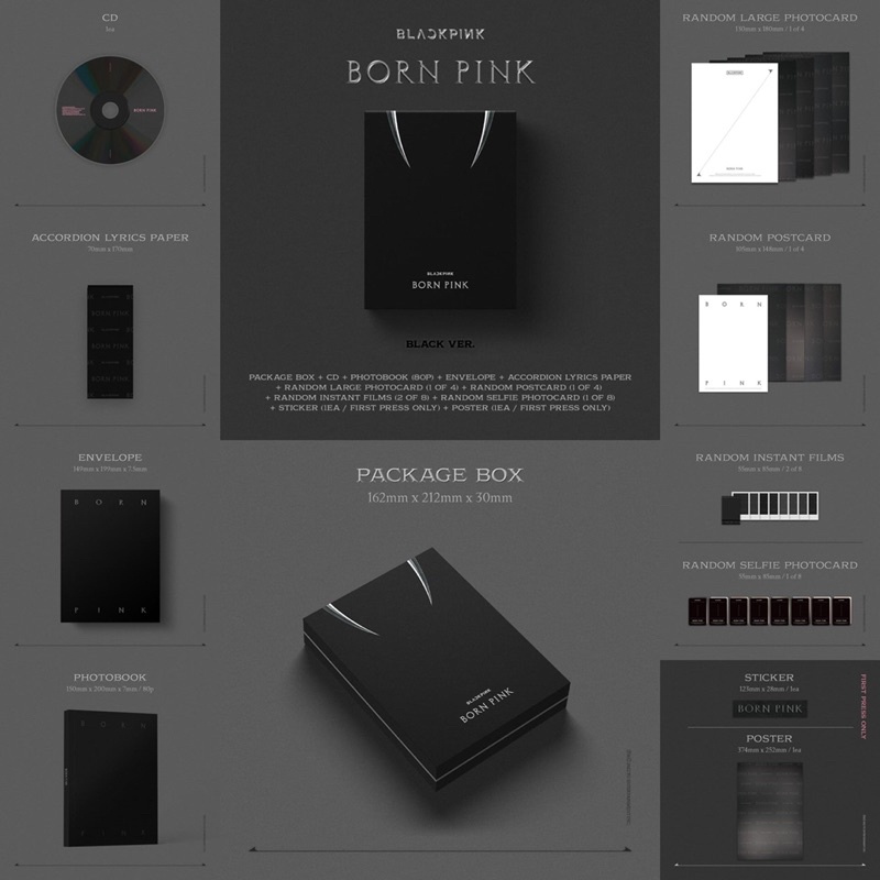(พร้อมส่ง) BLACKPINK อัลบั้ม BORN PINK ALBUM : PINK VENOM รูปที่ 5