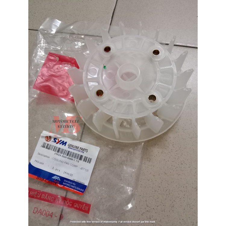 SYM JET POWER COOLING FAN ASSY KIPAS COMP JETPOWER JET-POWER JET125 JET 125 JET-125 (19510-H69-0000)