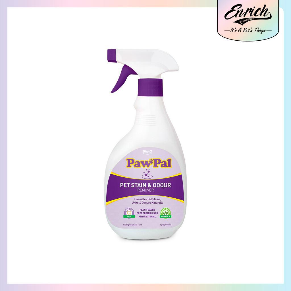 PAWPAL 500ML Pet Stain & Odor Remover Spray กลิ่นแตงกวาเย็น