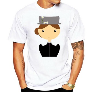 เสื้อยืดพิมพ์ลายแฟชั่น [พร้อมส่ง] เสื้อยืดลําลอง แขนสั้น พิมพ์ลาย Mary Poppins Parody สําหรับผู้ชาย ผู้หญิง