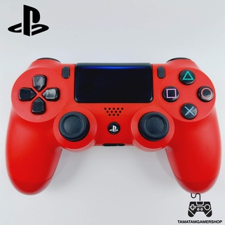 จอยแท้ps4 gen2 สีแดง(Red) มือสอง ใช้งานได้ทุกปุ่ม จอยps4แท้ ประกันร้าน จอยps4แดง ps4 controller