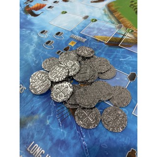 Metal Coin board game เหรียญเงิน ของใหม่