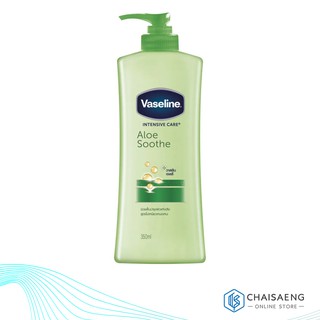 Vaseline Intensive Care Aloe Soothe Lotion วาสลีน อินเทนซีฟ แคร์ อโล ซูธ โลชั่น 350 มล.