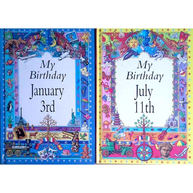 E34-1 My Birthday Jan 3rd and July 11th หนังสือมือสอง ปกแข็ง