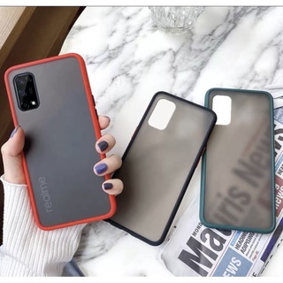 รุ่นใหม่ !!! Case Realme 7 5G เคสเรียวมี เคสกันกระแทก ปุ่มสีผิวด้าน ขอบนิ่มหลังขุ่น Realme7 ( สินค้าพร้อมส่งจากไทย)