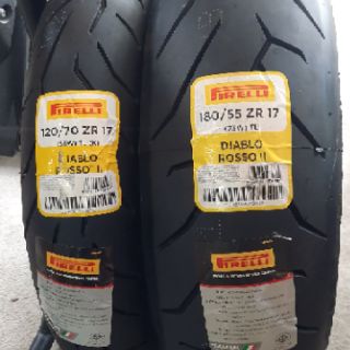 Pirelli Rosso2 120/70-17 และ 180/55-17