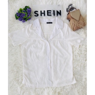 Shein💋💋เสื้อเชิ้ตผ้าฝ้าย🚗🌈💕 ส่งฟรี🥰