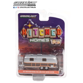 Greenlight 1/64 Hitched Homes Series 11 - 1972 Airstream Double Axle Land Yacht Safari Custom 34110-C