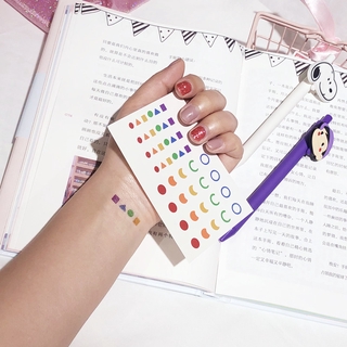 สติ๊กเกอร์รอยสักกันน้ำ สติกเกอร์แทททู กันน้ำ ทนทาน สำหรับตกแต่งร่างกาย