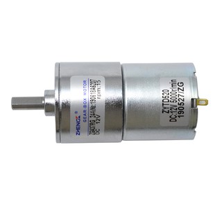 Zhengke motorgear ZGA37RG 12VDCพร้อมเหล็กฉากยึด