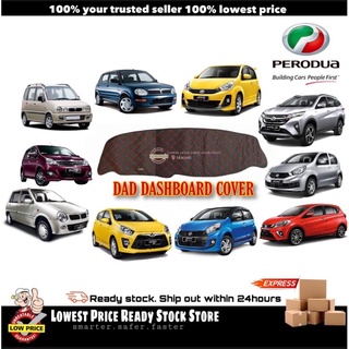 Perodua DAD GARSON VIP แผ่นแดชบอร์ด กันลื่น สั่งทําพิเศษ Axia Bezza Myvi Viva Alza Kelisa Kancil Kenari Aruz