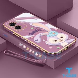 เคส OPPO A77 5G A74 5G A74 4G A95 A96 A76 A94 A93 A5S A12 A3S A12E A1K A31 Disney Stellalou Case With Lanyard Soft Case Cartoon Case TTZ