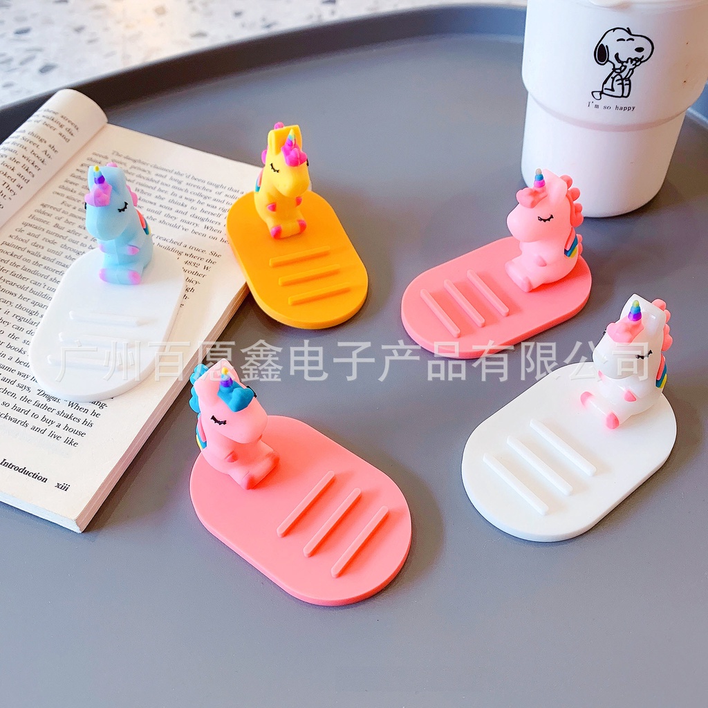 พร้อมส่ง✅ ที่วางโทรศัพท์ยูนิคอร์น ตั้งโทรศัพท์ วางมือถือ  Unicorn