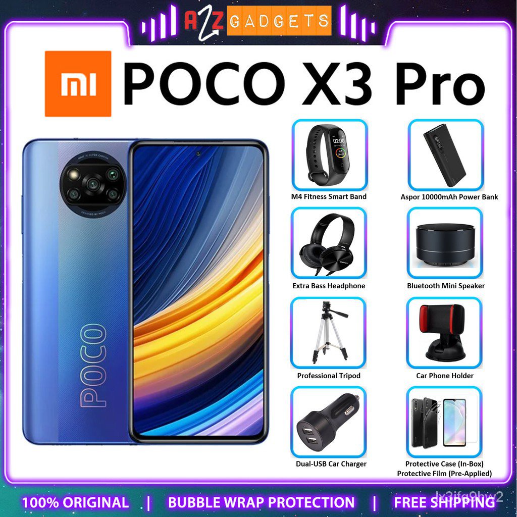 Xiaomi POCO X3 Pro (256GB ROM+8GB RAM | 128GB ROM+6GB RAM) 1 Year ...