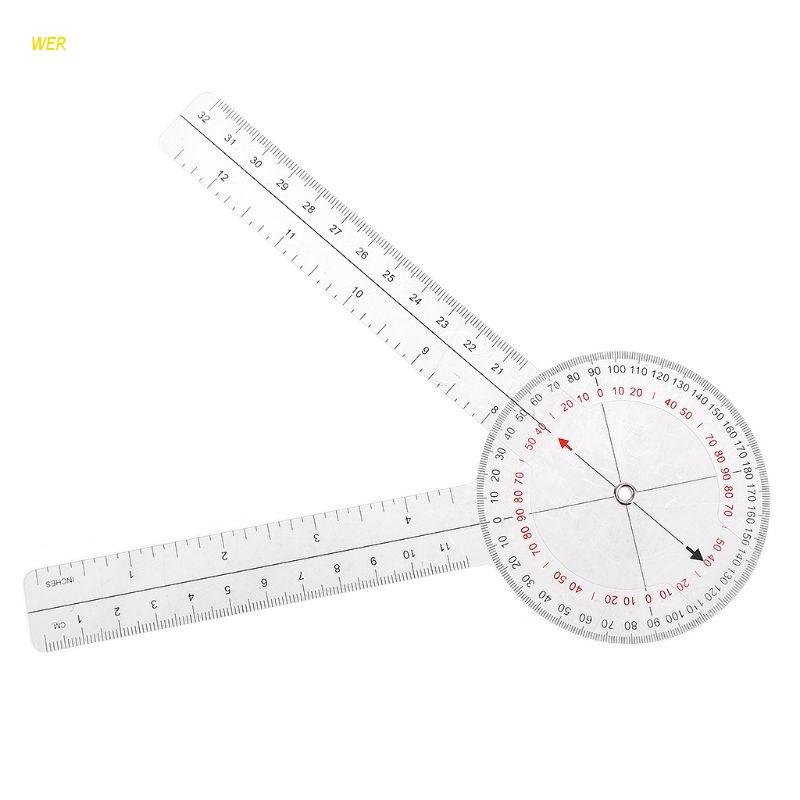 Wer Goniometer อุปกรณ์ไม้บรรทัดสําหรับใช้ในการแพทย์ขนาด 13นิ้ว 33ซม.