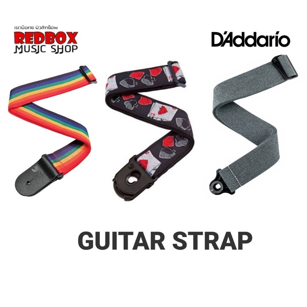 D'Addario ® Planet Waves GUITAR-BASS STRAPS สายสะพายกีตาร์-เบส แท้