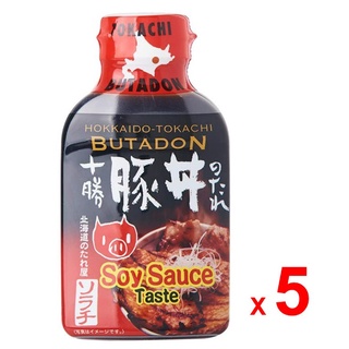 SORACHI ซอสปรุงรส สำหรับทำข้าวหน้าหมู โซราชิ ฮอกไกโด โตกาชิ บูตะดอง ทำจากซีอิ๊วญี่ปุ่น ข้าวหมัก 5 ขวด ขวดละ 220 กรัม