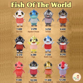 ❣️พร้อมส่ง...แบบตัวแยก❣️Biggie Fish - Fish Of The World