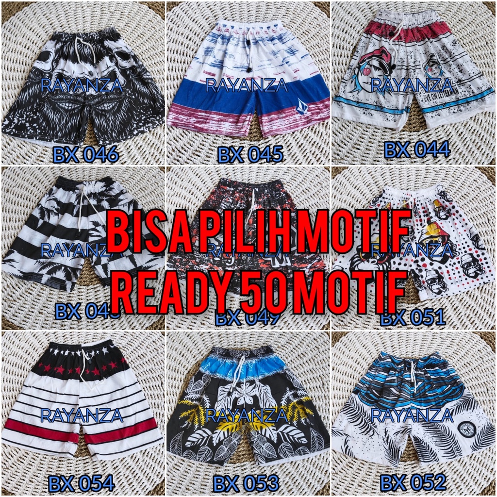 Boxer MOTIF/Men's Short/UNISEX BOXER/Adult MOTIF BOXER สําหรับผู้ชาย ผู้หญิง