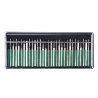หัวเจียร 30หัว สำหรับเครื่องเจียรเล็บ 2.35mm 30pcs Nail Drill Bits Set Pedicure Bits for Manicure Machine 2.35 rod Polishing Grinding Head Replacement Milling Cutter Sets