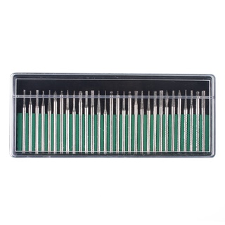 หัวเจียร 30หัว สำหรับเครื่องเจียรเล็บ 2.35mm 30pcs Nail Drill Bits Set Pedicure Bits for Manicure Machine 2.35 rod Polishing Grinding Head Replacement Milling Cutter Sets