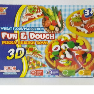 Tontoysชุดของเล่นแป้งโดว์ทำพิซซ่า 3D