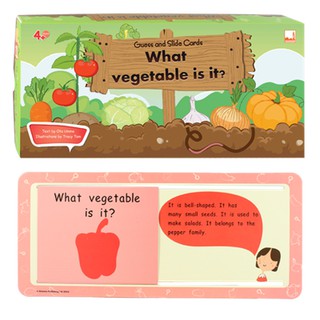 Guess and Slide Cards : What vegetable is it ?