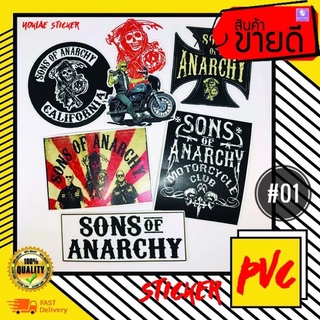 Sons of Anarchy Sticker สติ๊กเกอร์กันน้ำ 6 แผ่น 50฿ ส่งไว งานดี มีคุณภาพ ลอกไม่ทิ้งคาบกาว