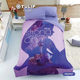 Tulip รุ่น Delight Digital Print  ผ้าห่มนวม 60X80 ลิขสิทธิ์ Disney Princess ลาย  MD007