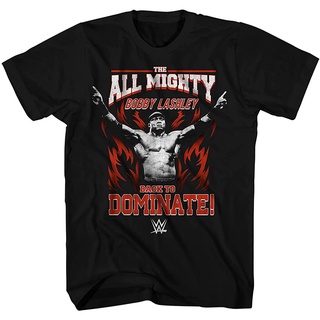 เสื้อยืดอินเทรนด์ผู้ชายอินเทรนด์ผู้หญิงเสื้อยืด พิมพ์ลาย Wwe Superstar Bobby Lashley The All Mighty Bobby Lashley สําหรั