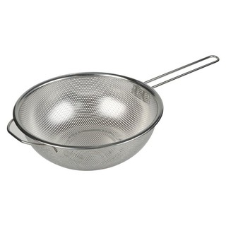 Food scooping equipment STRAINER STAINLESS COLOR KIT 23.5CM Kitchen equipment Kitchen equipment อุปกรณ์ตักอาหาร กระชอนสเ