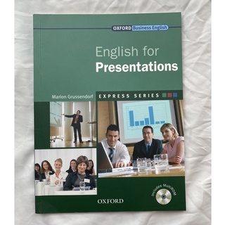 หนังสือ ENGLISH FOR PRESENTATIONS พร้อมแผ่น