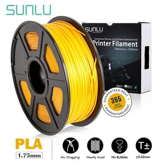 Sunlu Filament PLA ใช้กับเครื่องพิมพ์ 3 มิติ(3D Printer) เส้นใยพลาสติกขนาด 1.75mm จำนวน 1kg