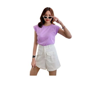 MALIMAYS - Sleeve tshirt ผ้าคอตตอน 6สี