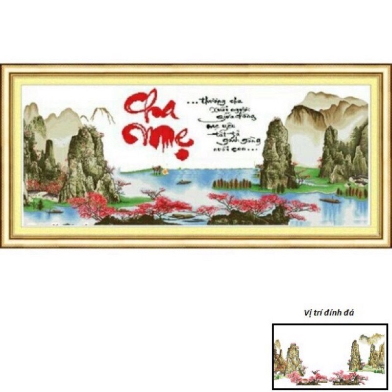 ภาพวาดเพชรของผู้ปกครอง Lv426 ขนาด 125x60cm