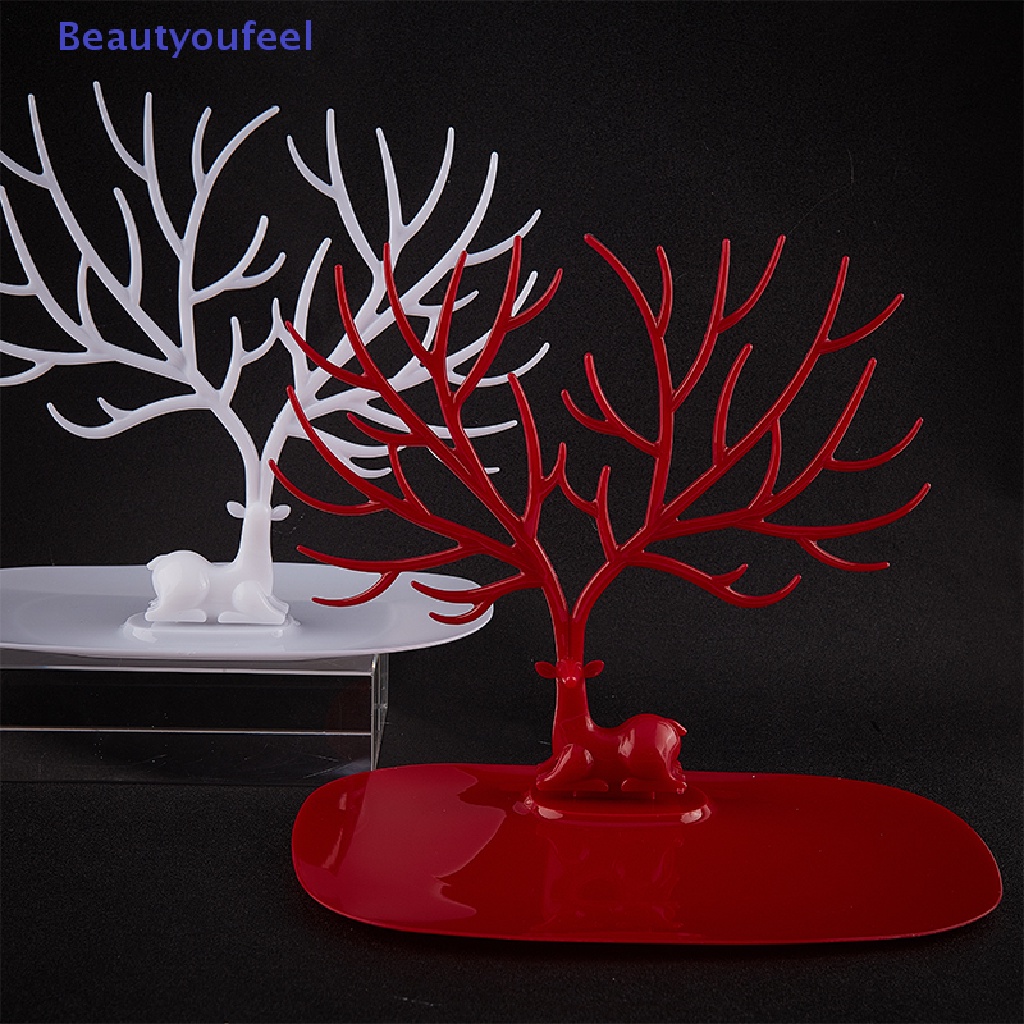 [Beautyoufeel] ถาดวางเครื่องประดับ สร้อยคอ แหวน สร้อยข้อมือ รูปกวาง